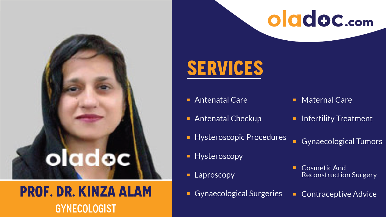 Services provided by Dr.Kinza Alam